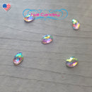 Ab Clear Oval Crystals 4x6mm