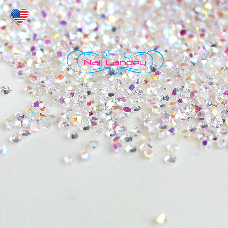 Ab Clear Pixies 1.1mm Swarovski Crystals For Nail Art 5g – Run Dsc