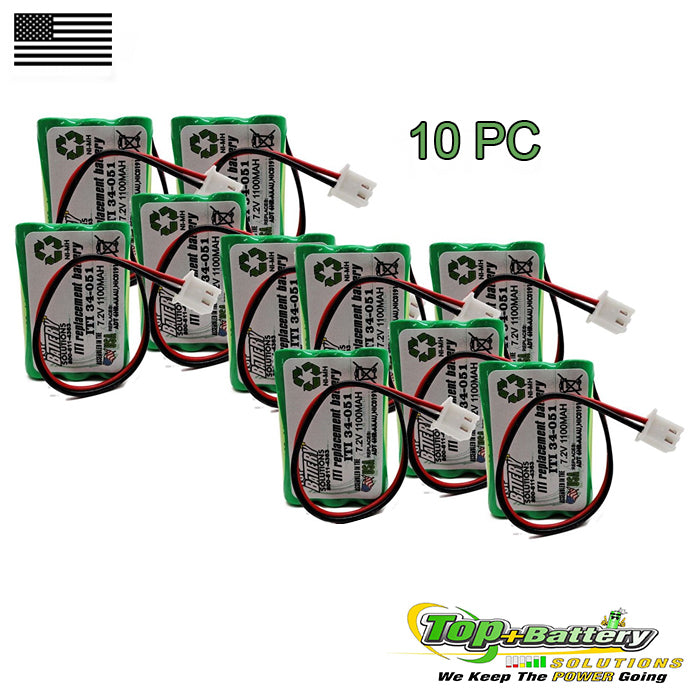 Emergency Lighting Battery For ITI 34-051 Interstate Batteries ANIC0191 Qty.10