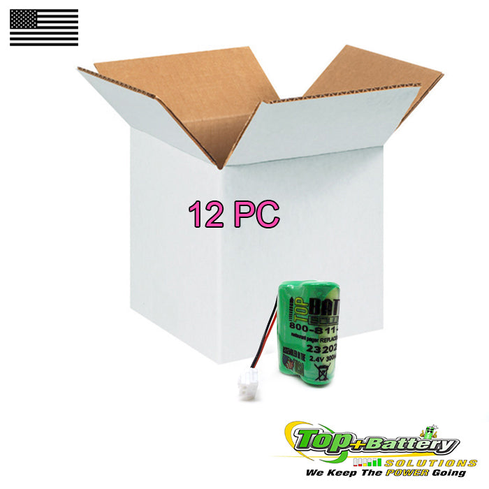Replacement Battery For Restaurant Guest Pager Custom-61 Dantona Qty.12