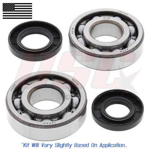 Engine Crank Shaft Shaft Bearings For Kawasaki KXT250 Tecate 1984-1987