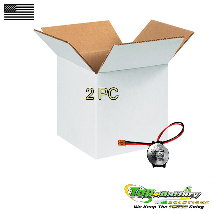 Replacement Battery For Fanuc IC200ACC403 Replacement Battery CR2032-WR Qty.2