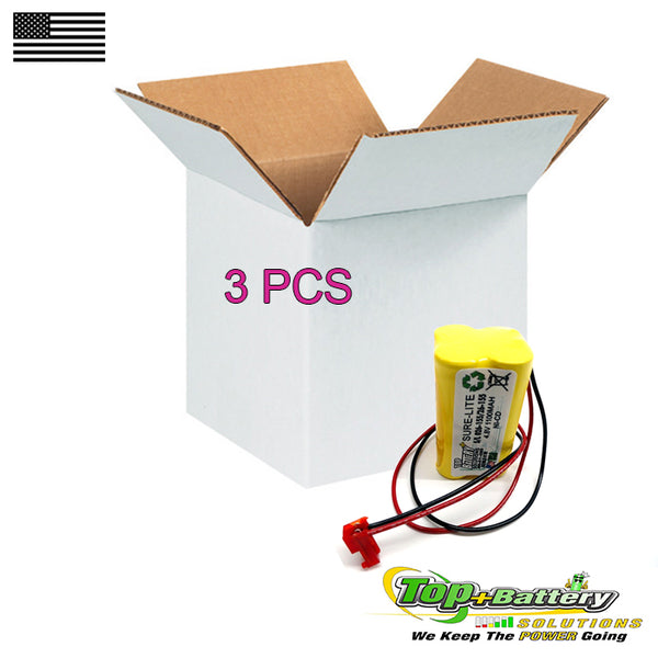 Sure-Lites SL026155 Battery Replacement For 4.8v 1.1Ah 26-155 Qty.3