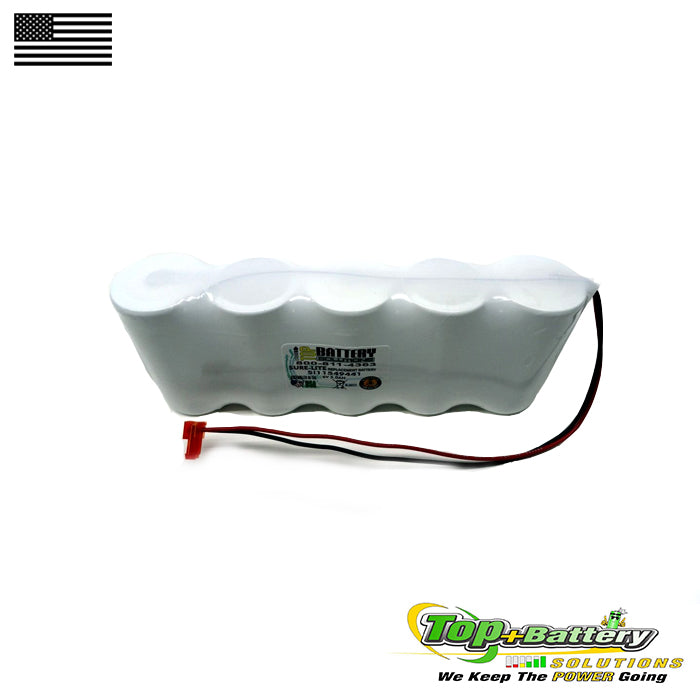 Replacement Battery For Sure-Lites, Cooper Lighting 11549441 6v 5Ah Qty.8