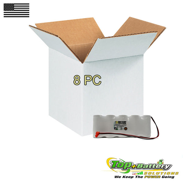 Replacement Battery For Sure-Lites, Cooper Lighting 11549441 6v 5Ah Qty.8