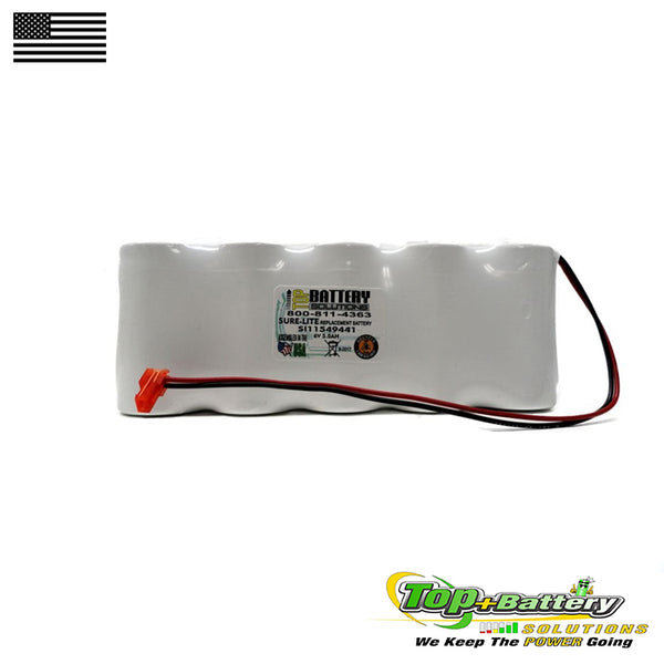 Replacement Battery For Sure-Lites, Cooper Lighting 11549441 6v 5Ah Qty.1