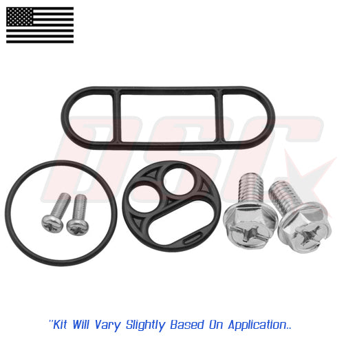 Fuel Valve Petcock O-Ring & Diaphragm Repair Kit For Kawasaki KLF300 Bayou 1986-1987