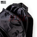 Motorcycle Standard Backpack Blue Stripe On Black & Grey Yamaha Race Fan Support Gear