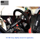 Utv Quick Release Steering Wheel Hub Kit For Polaris Ranger 500 EFI Sunset Red LE 2012