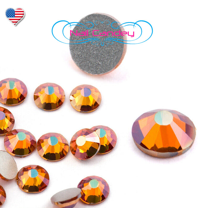 Ab Amber Rhinestones