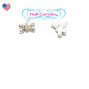 Ab Clear Crystals Dragonflies Charms Nail Art