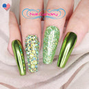 Ab Light Green Rhinestones