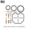 Carburetor Rebuild Kit For Honda ATC200X 1986-1987