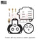 Carburetor Rebuild Kit For Yamaha YFM400 Kodiak 4WD 1993-1995