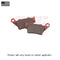 Rear Brake Pads Replacement For TM Racing MX 85 2002-2003