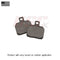 Front Rotor Brake Pads For Can-Am Traxter 500 4x4 2001-2004