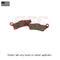 Front Rotor Brake Pads For Can-Am Outlander 650 X MR 2015