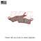 Front Rotor Brake Pads For Can-Am Outlander 1000 2012