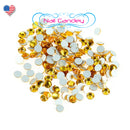 Yellow Gold Crystals 3ss