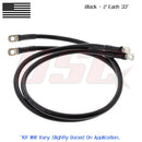 Battery Cable Replacement For Harley Davidson 82cc FLHTC Electra Glide Classic 1990