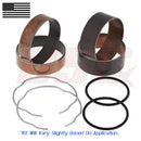 Front Fork Leg Rebuild Bushing Kit For Harley Davidson 1130cc V-Rod Anodized 2004-2005