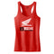 Wing Logo Dirt Bike Womens Red Tank Top Honda Fan Apparel Size Small