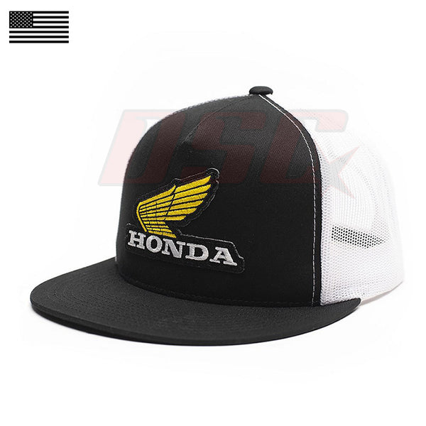 Honda Gold Wing Classic Motorcycle Snap Back Trucker Hat