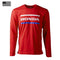 Red Long Sleeve T-Shirt Motorcycle Racing Apparel Honda Size X-Large