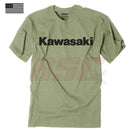 Olive Apex T-Shirt Motorcycle Racing Apparel Kawasaki Size X-Large