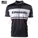 Black Performance Polo Pit Crew Shirt Snowmobile Racing Apparel Kawasaki Size XX-Large