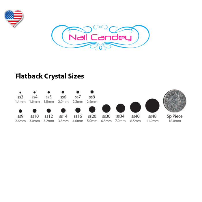 Nail Art Rhinestone SS Chart