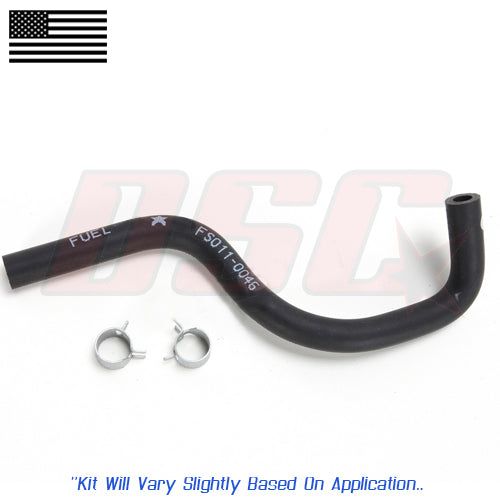Fuel Valve Petcock Fuel Shut Off Valve Hose and Clamp Kit For Yamaha YFM450 Kodiak 2003-2006