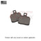 Rear Rotor Brake Pads For Can-Am Traxter 500 4x4 2001-2004