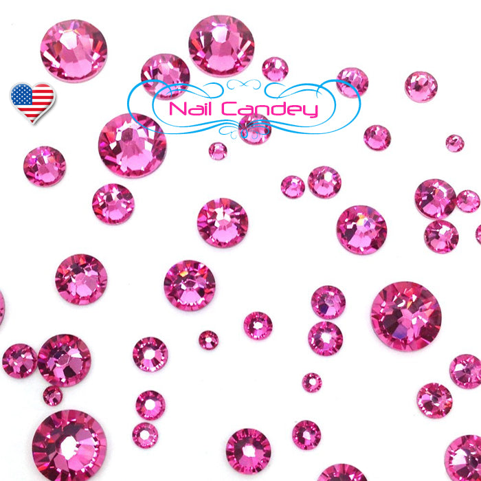 Rose Pink Crystals 16ss