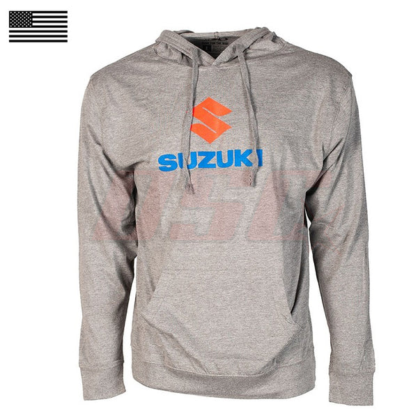 Suzuki Utv Heather Grey Jersey Hoodie Pullover Fan Apparel Size XX-Large