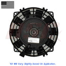 High Performance Replacement Radiator Cooling Fan For 2007-2014 YAMAHA GRIZZLY 350
