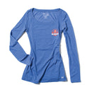 Suzuki Sun Atv Womens Royal Blue Long Sleeve Fan Apparel Size Medium