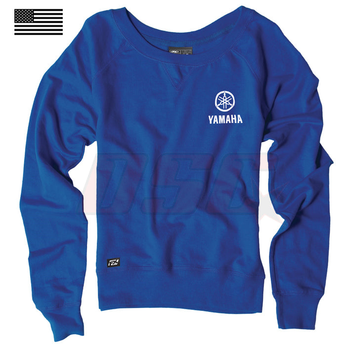 Yamaha Fleece SweaT-Shirt Side By Side Womens Tuning Fork Logo Fan Apparel Size X-Large